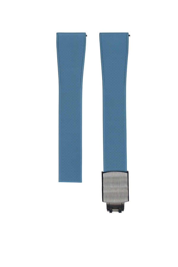 20mm baby blue TROPIC Rubber CTS Strap