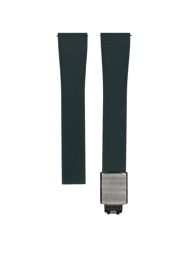 20mm green TROPIC Rubber CTS Strap