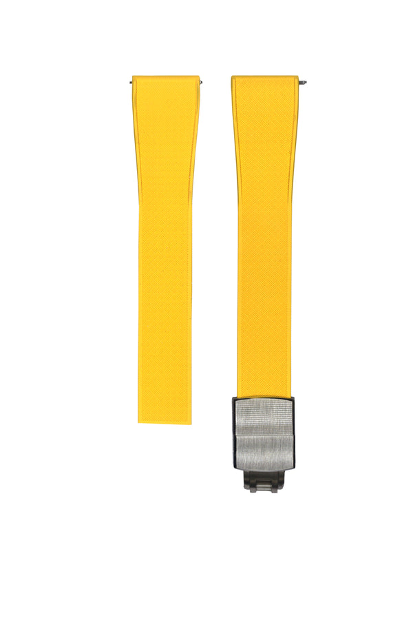 20mm yellow TROPIC Rubber CTS Strap