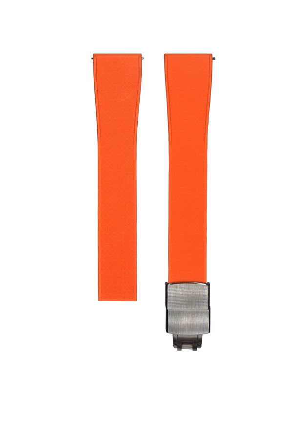 20mm orange TROPIC Rubber CTS Strap