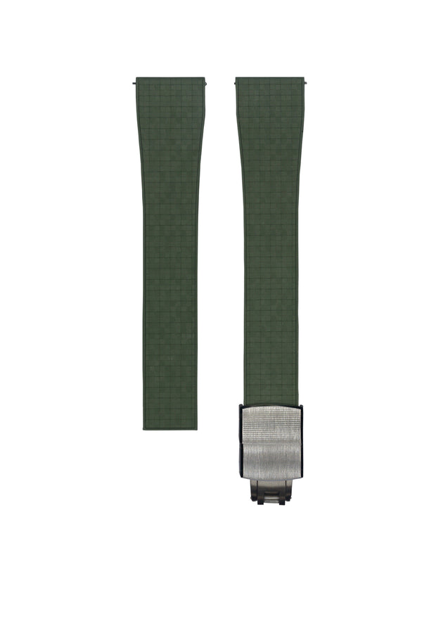 20mm green MOSAIC Rubber CTS Strap