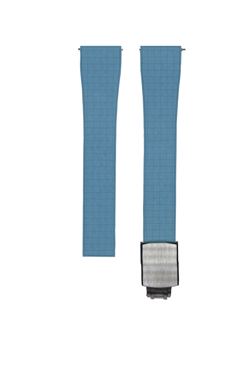 20mm baby blue MOSAIC Rubber CTS Strap