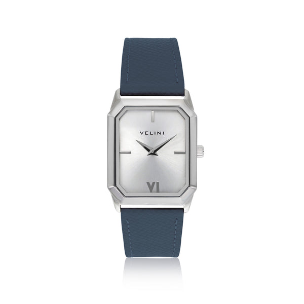 Ref. 102-V with Epsom Leather Strap - Navy Blue