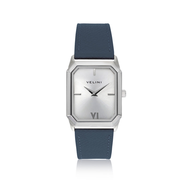 Ref. 102-V with Epsom Leather Strap - Navy Blue