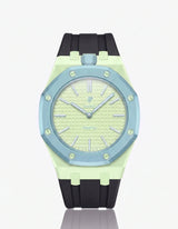 FKM Rubber Strap & Case For AP x Swatch Royal Pop Blaue Acht