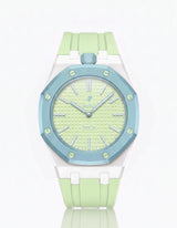 FKM Rubber Strap & Case For AP x Swatch Royal Pop Blaue Acht