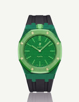 FKM Rubber Strap & Case For AP x Swatch Royal Pop Green Eight