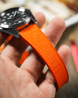 20mm Orange MOSAIC Rubber CTS Strap