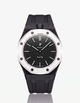 FKM Rubber Strap & Case For AP x Swatch Royal Pop Ocho Negro