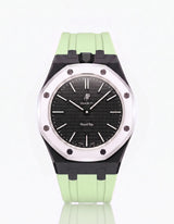 FKM Rubber Strap & Case For AP x Swatch Royal Pop Ocho Negro
