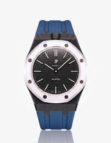 FKM Rubber Strap & Case For AP x Swatch Royal Pop Ocho Negro