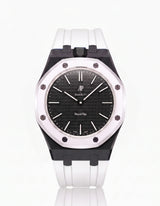 FKM Rubber Strap & Case For AP x Swatch Royal Pop Ocho Negro