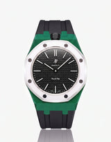 FKM Rubber Strap & Case For AP x Swatch Royal Pop Ocho Negro