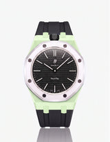 FKM Rubber Strap & Case For AP x Swatch Royal Pop Ocho Negro
