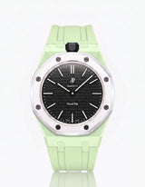 FKM Rubber Strap & Case For AP x Swatch Royal Pop Ocho Negro