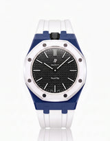 FKM Rubber Strap & Case For AP x Swatch Royal Pop Ocho Negro