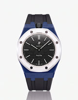 FKM Rubber Strap & Case For AP x Swatch Royal Pop Ocho Negro