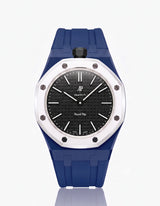FKM Rubber Strap & Case For AP x Swatch Royal Pop Ocho Negro