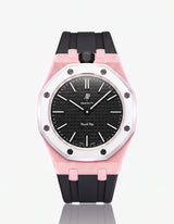 FKM Rubber Strap & Case For AP x Swatch Royal Pop Ocho Negro