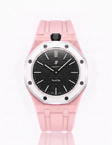 FKM Rubber Strap & Case For AP x Swatch Royal Pop Ocho Negro