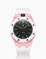 FKM Rubber Strap & Case For AP x Swatch Royal Pop Ocho Negro