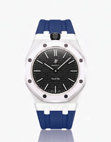 FKM Rubber Strap & Case For AP x Swatch Royal Pop Ocho Negro