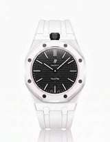 FKM Rubber Strap & Case For AP x Swatch Royal Pop Ocho Negro