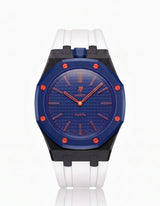 FKM Rubber Strap & Case For AP x Swatch Royal Pop Orenji Hachi