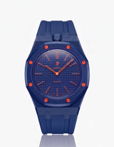 FKM Rubber Strap & Case For AP x Swatch Royal Pop Orenji Hachi