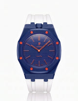 FKM Rubber Strap & Case For AP x Swatch Royal Pop Orenji Hachi