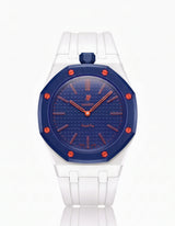 FKM Rubber Strap & Case For AP x Swatch Royal Pop Orenji Hachi