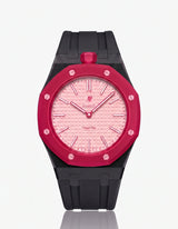 FKM Rubber Strap & Case For AP x Swatch Royal Pop Otto Rosso