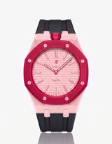 FKM Rubber Strap & Case For AP x Swatch Royal Pop Otto Rosso