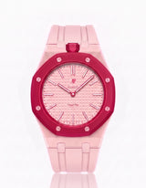 FKM Rubber Strap & Case For AP x Swatch Royal Pop Otto Rosso