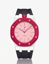FKM Rubber Strap & Case For AP x Swatch Royal Pop Otto Rosso