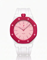 FKM Rubber Strap & Case For AP x Swatch Royal Pop Otto Rosso