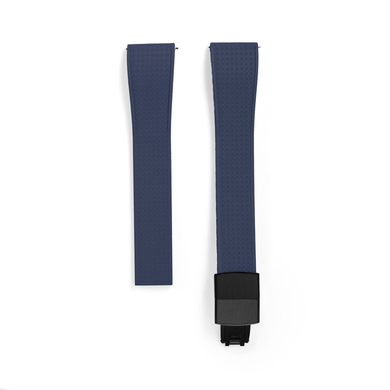 20mm Navy Blue TROPIC Rubber CTS Strap
