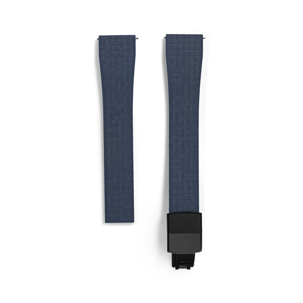 20mm Navy Blue MOSAIC Rubber CTS Strap
