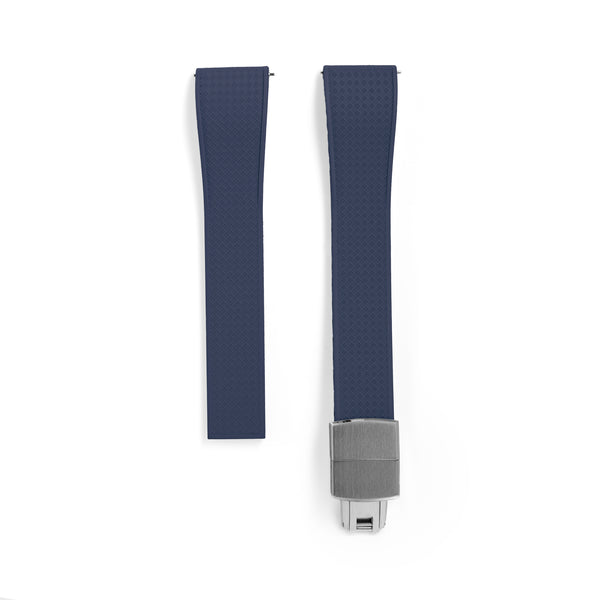 20mm Navy Blue TROPIC Rubber CTS Strap