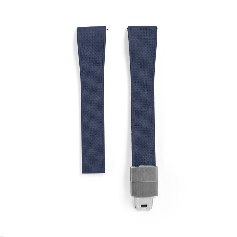 20mm Navy Blue TROPIC Rubber CTS Strap