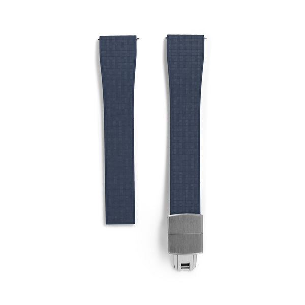 20mm Navy Blue MOSAIC Rubber CTS Strap