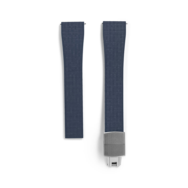 20mm Navy Blue MOSAIC Rubber CTS Strap