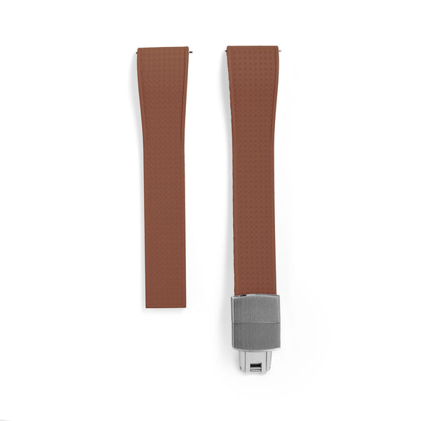 20mm Brown TROPIC Rubber CTS Strap