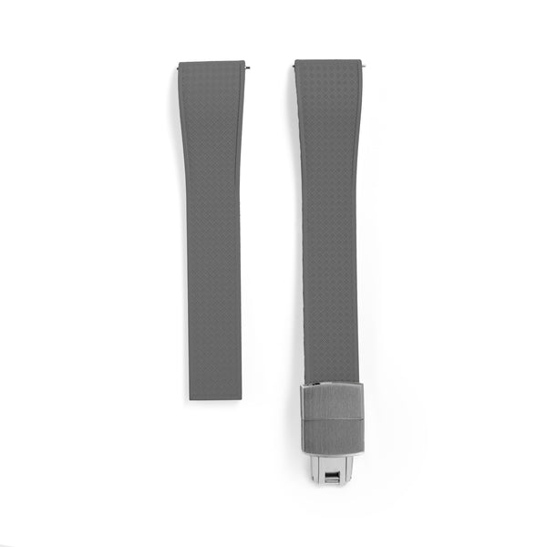 20mm Grey TROPIC Rubber CTS Strap