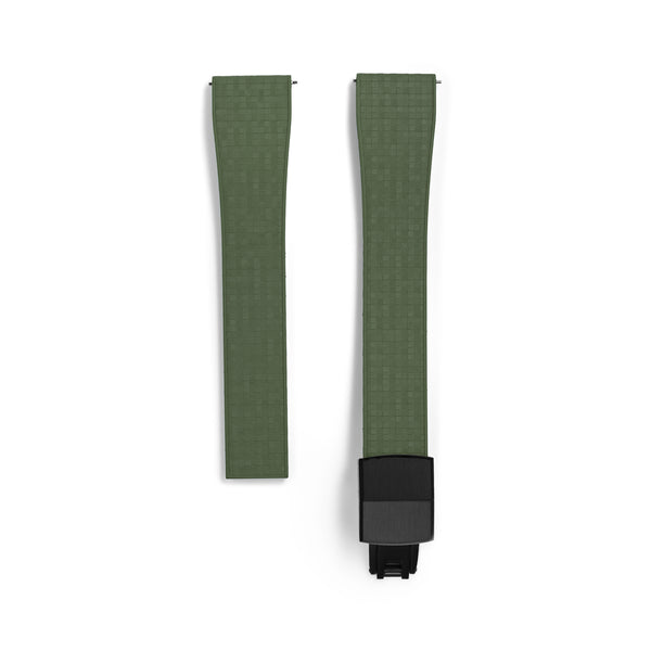 20mm Green MOSAIC Rubber CTS Strap
