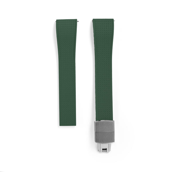 20mm Green TROPIC Rubber CTS Strap