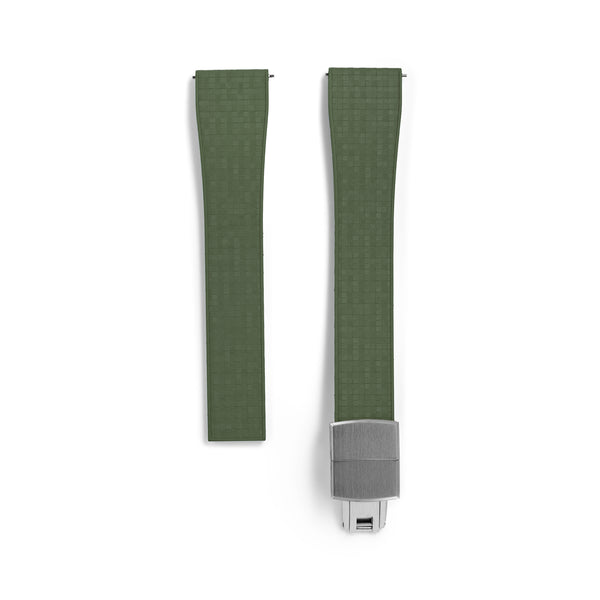 20mm Green MOSAIC Rubber CTS Strap