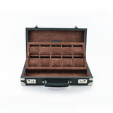 Green Saffiano Leather Collector Box