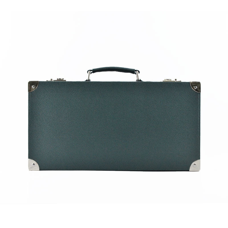 Green Saffiano Leather Collector Box