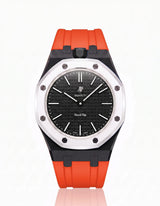 FKM Rubber Strap & Case For AP x Swatch Royal Pop Ocho Negro